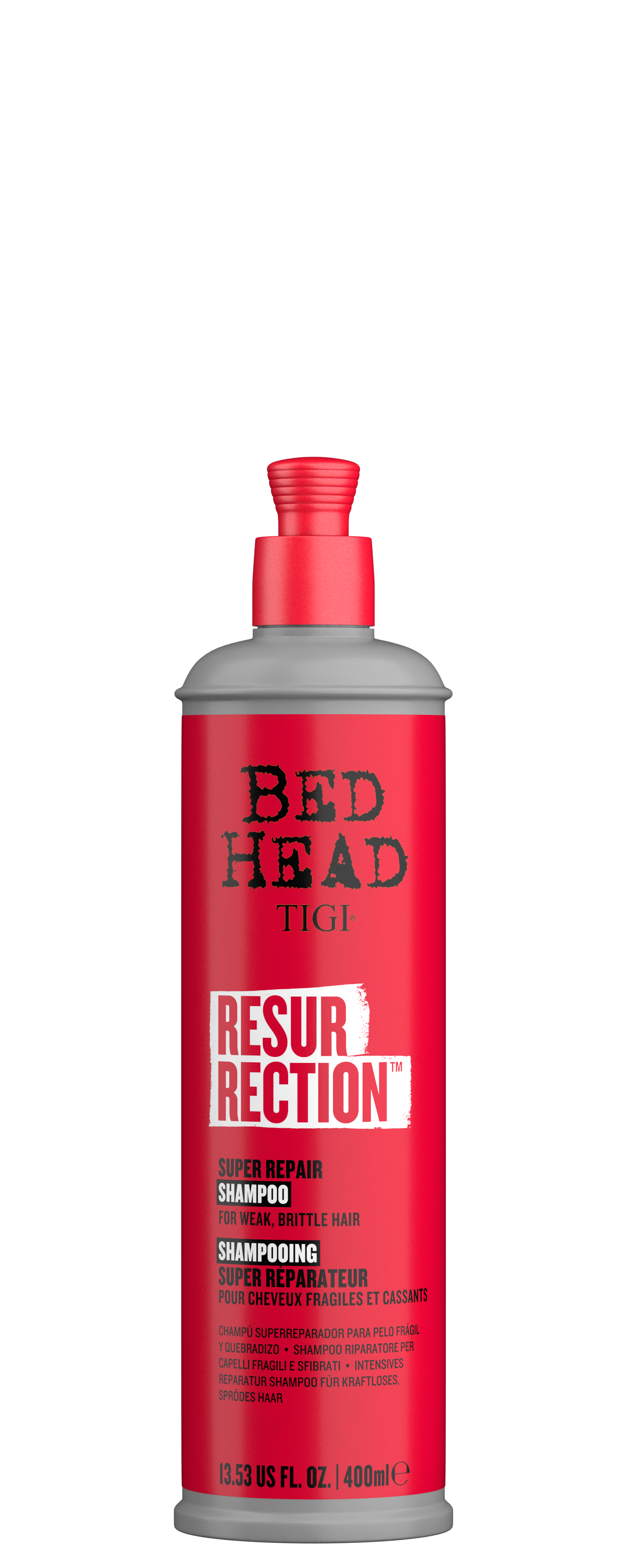 Шампуни для волос:  TIGI -  Шампунь для сильно поврежденных волос RESURRECTION BED HEAD (400 мл)