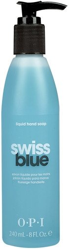 Жидкое мыло:  OPI -  Жидкое мыло для рук с дозатором Swiss Blue Liquid Soap