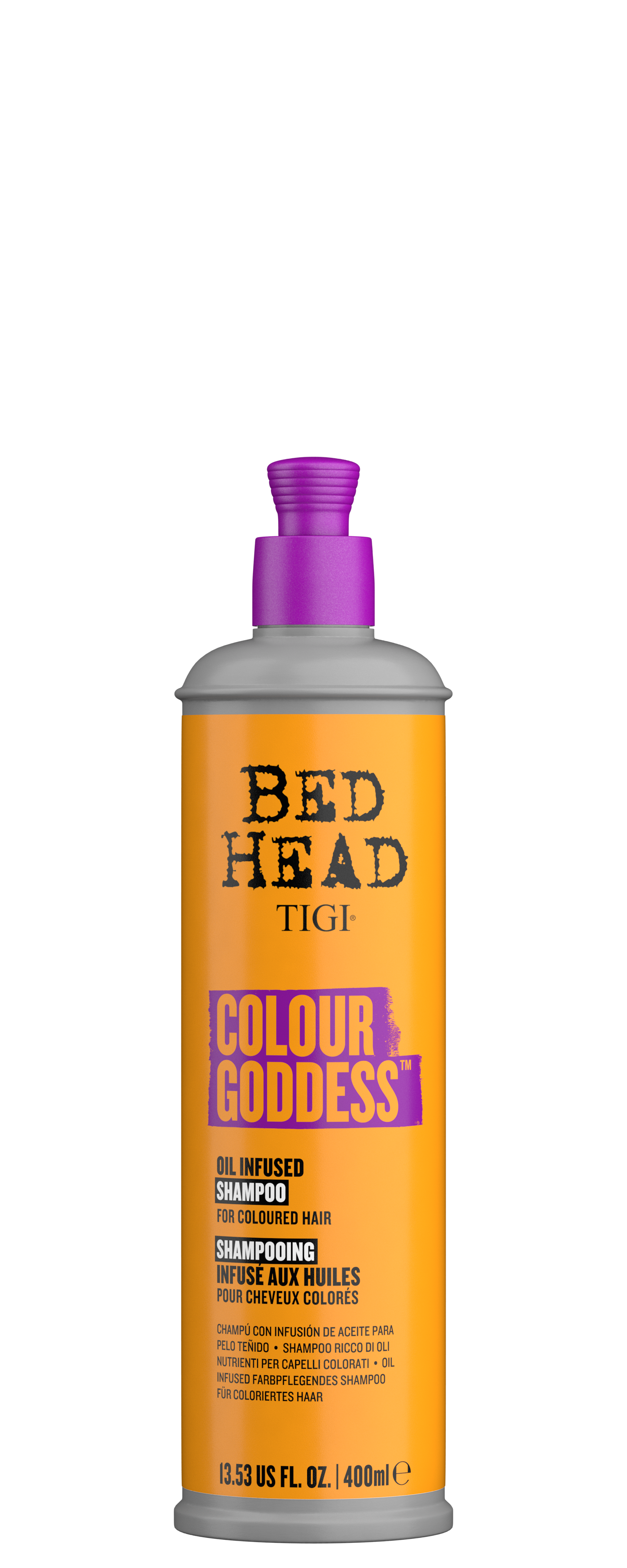 Шампуни для волос:  TIGI -  Шампунь для окрашенных волос COLOUR GODDESS BED HEAD (400 мл)