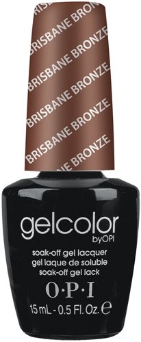 Гель-лаки для ногтей:  OPI -  GELCOLOR гель-лак GCA45 Brisbane Bronze (15 мл)
