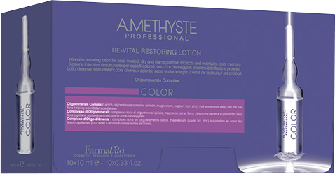 Лосьоны для волос:  FarmaVita -  Оживляющий лосьон после окрашивания FarmaVita Amethyste Color Re-Vital Restoring Lotion (10*10 мл) (10*10 мл)