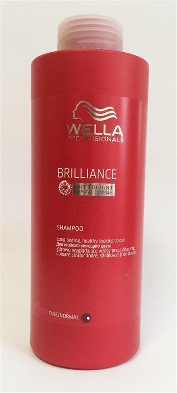 Шампуни для волос:  Wella Professionals -  Шампунь для окрашенных нормальных и тонких волос Brilliance (1000 мл)
