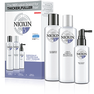 Наборы для волос:  NIOXIN -  Система 5. Набор для ухода за химически обработанными с тенденцией к истончению волосами (150мл + 150мл + 40мл) (150 мл) NIOXIN