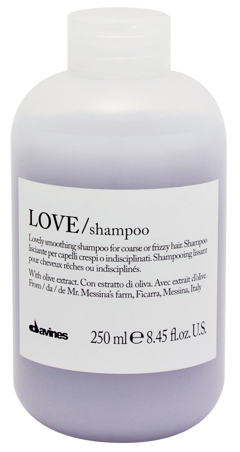 Шампуни для волос:  Davines -  Шампунь для разглаживания завитка LOVE SMOOTHING (250 мл)