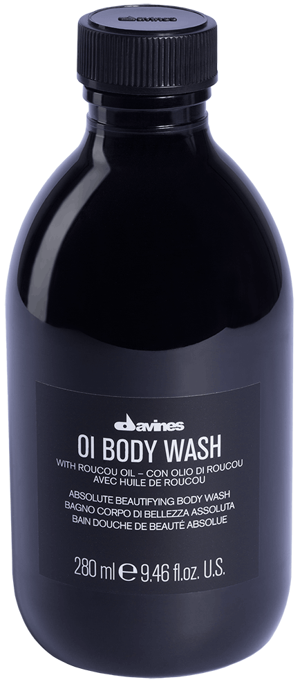 Гели для душа:  Davines -  Гель для душа для абсолютной красоты тела OI/Body wash with roucou oil absolute beautiful body (280 мл)