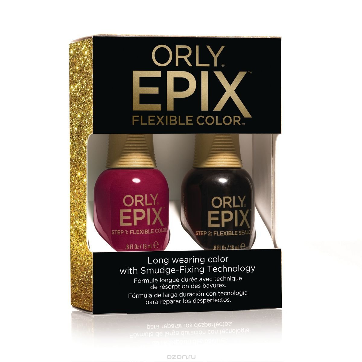 Подарочные наборы гелей и лаков:  Эластичное цветное покрытие для ногтей ORLY EPIX - Набор Nominee (24800 и 29907) (18 мл, 2 шт)